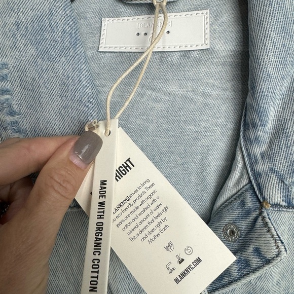 Blank NYC Light Blue Jean Jacket - Picture 7 of 8